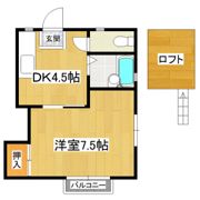 ロイヤルハイツC棟の間取り画像