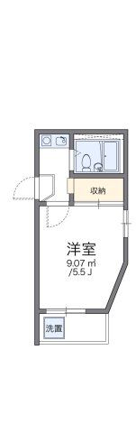 レオパレスTOSAの間取り画像
