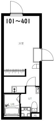 RSC町屋の間取り画像