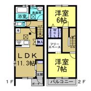 silks Aの間取り画像