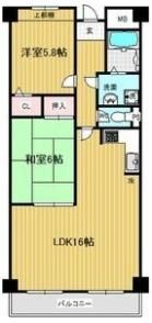 リアライズ高槻の間取り画像