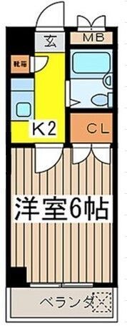 クロノス岩戸の間取り画像
