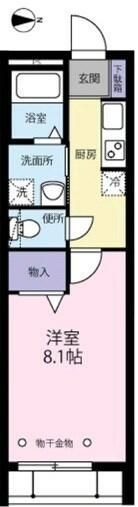 ジュネ三軒茶屋の間取り画像