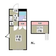 ガーデンヒルズ新倉D棟の間取り画像