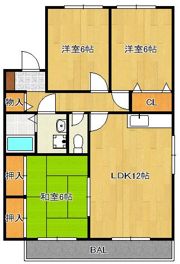 ニューセジュール緑ヶ丘の間取り画像