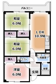 ポプレール大矢の間取り画像