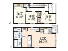（仮称）plano矢賀 A棟の間取り画像