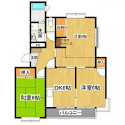 マスターズA棟の間取り画像