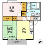 シャトル沖浜 A棟の間取り画像