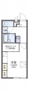 レオパレス赤穂2の間取り画像