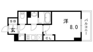 エスプレイス神戸ハーバーランドの間取り画像