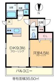 MKT comfort house神田の間取り画像