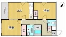 クレドール富久の間取り画像