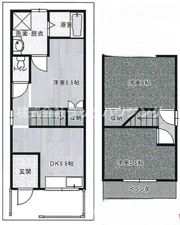 寝屋川市堀溝3丁目戸建の間取り画像