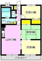 ベルメゾン小鳥弐番館の間取り画像