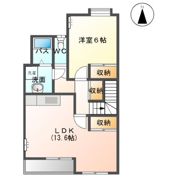 メイプルハイツK。の間取り画像