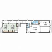 シティパレス塚本の間取り画像