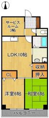 グランディール翔峰の間取り画像