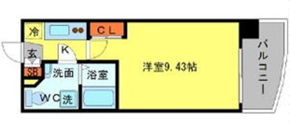 SERENiTE天六西の間取り画像