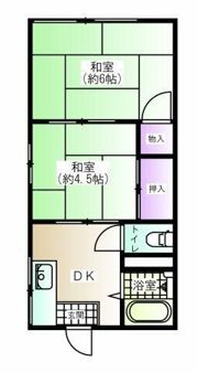 サンハイム高橋の間取り画像