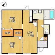 シャーメゾン長尾の間取り画像