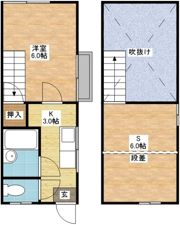 シャトル清水の間取り画像