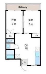 ラバーゼ東綾瀬の間取り画像