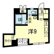 ライズ古城堀端の間取り画像