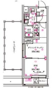 レガリス武蔵小山の間取り画像