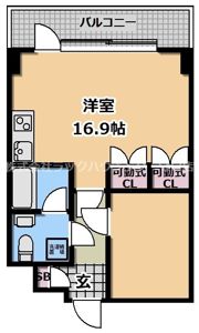 NOVA京橋の間取り画像