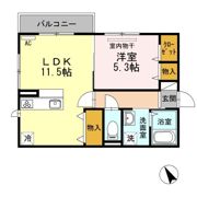 WIT CUBE B棟の間取り画像
