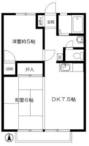 メゾンコスモA棟の間取り画像