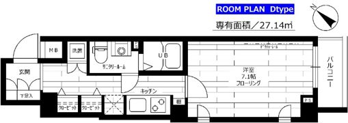 ステージファースト田園調布アジールコートの間取り画像