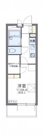 レオパレス森ノ宮中央の間取り画像