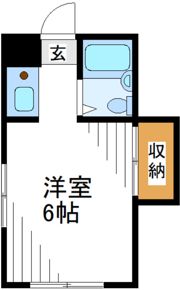 メグミマンションの間取り画像