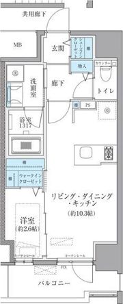 TENAS今池の間取り画像
