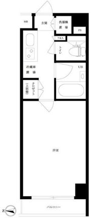 ルーブル豊島千川の間取り画像