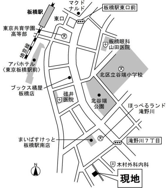 近くに施設あり