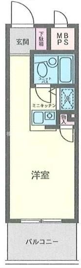 ホーユウパレス北久里浜の間取り画像