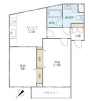 WELL House東大井の間取り画像
