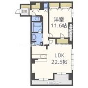 グレンパーク梅田北の間取り画像