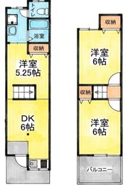 向島テラスの間取り画像