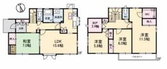 帯高M邸?1号室の間取り画像