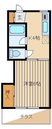 メゾン宇田川の間取り画像