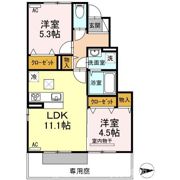 セジュール澄Ⅲ B棟の間取り画像