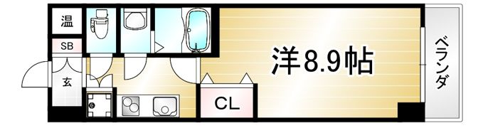 Y’s Flats 西陣の間取り画像