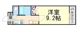 BELAIR住吉の間取り画像