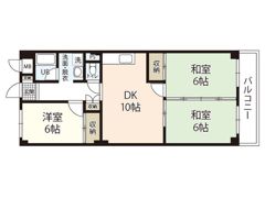 観舟マンションの間取り画像