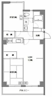 クレール碑文谷の間取り画像