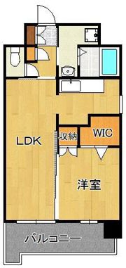 フェリシエ京町の間取り画像
